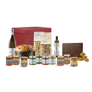 Canasta de Regalo Navideña Alma Mare, Set de Comida Gourmet de Lujo, Empaque de Vidrio Exquisito, Regalo Promocional Novedoso - Product Image 1