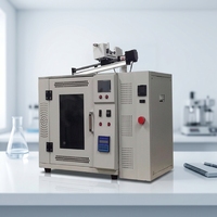 Dispositif de test d'allumage en collecteur pour liquide hydraulique ignifuge, conforme à la norme ISO20823, pour fournitures de laboratoire