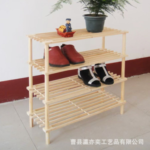 Yingyiyi Handicrafts Solid Wood <b>Shoe</b> <b>Rack</b> Multi Layer Easy Assemble For Home Dormitory Use - Product Image 5