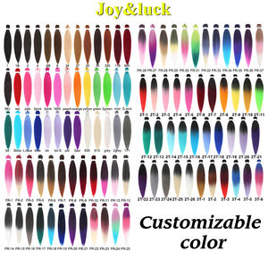 Extensions de dreadlocks synthétiques ondulées douces de 24 pouces, faites à la main, double extrémité, bouclées, pour le coiffage <span class=keywords><strong>des</strong></span> femmes - Product Image 6