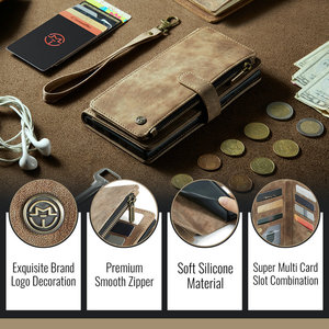 Étui rigide de protection premium durable CaseMe pour <span class=keywords><strong>homme</strong></span> en TPU pour <span class=keywords><strong>iPhone</strong></span> 17, étui portefeuille en cuir PU avec béquille pour <span class=keywords><strong>iPhone</strong></span> 17, 16, 15 - Product Image 3