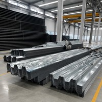 Système de coffrage rapide pour dalles de plancher en acier galvanisé YX70-200-600, matériaux de construction métalliques économiques