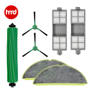 Kit d'accessoires pour aspirateur robot Brosse à rouleaux en caoutchouc Tampons <span class=keywords><strong>de</strong></span> serpillière Filtre HEPA Brosse latérale pour IRobots Roombas 205 <span class=keywords><strong>Pièces</strong></span> <span class=keywords><strong>de</strong></span> <span class=keywords><strong>rechange</strong></span> - Product Image 1