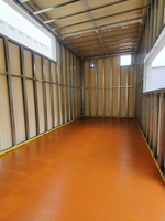 Boutique préfabriquée en conteneur, café en plein air, magasin de vente au détail mobile, kiosque de café en conteneur, boutique modulaire éphémère