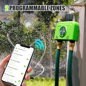Controlador <span class=keywords><strong>de</strong></span> temporizador <span class=keywords><strong>de</strong></span> manguera <span class=keywords><strong>de</strong></span> dos zonas con Wifi <span class=keywords><strong>inteligente</strong></span> automático RainPoint para <span class=keywords><strong>sistema</strong></span> <span class=keywords><strong>de</strong></span> <span class=keywords><strong>riego</strong></span> <span class=keywords><strong>de</strong></span> jardín doméstico - Product Image 4
