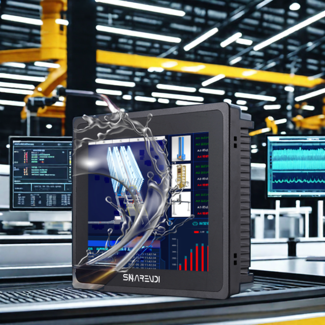 15.6'' Inch Industrial Panel PC Linux Win11 Embedded IP65 Waterproof Touch Screen Fanless AIO PC, OEM