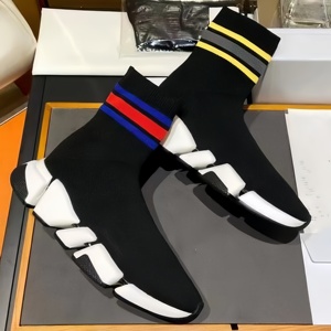 Men's Casual Sneakers High-Quality Breathable Lightweight Sports Shoes <b>Sock</b> Design Soft Sole Comfortable Walking Shoes - Product Image 6