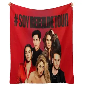 2023 Besame Sin Miedo RBD Soy Rebelde Tour fashion Air Conditioning sofa Sherpa Fleece flannel Bed RBD Blanket