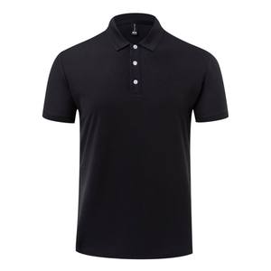 Camisa de Algodón para Hombre, Manga Corta, Color Sólido, Logotipo Bordado en la Parte Delantera, Ropa Casual, Tejido Oxford Transpirable - Product Image 4