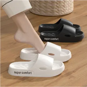 Sandal musim panas pria wanita, sandal kasual nyaman tahan air rumah sol lembut EVA untuk lelaki dan perempuan
