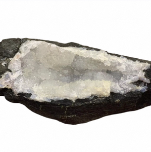 Cristal de cuarzo drusa blanco natural brillante, racimo de piedras en bruto con apariencia de diamante, textura única, ideal para colección de arte y exhibición. - Product Image 1