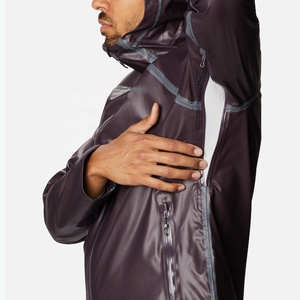 PIHA SPORTS Mens Quick Dry Waterproof 100% Polyester <b>Lightweight</b> Sports MTB Cycling Rain <b>Jacket</b> Hooded Collar <b>Summer</b> 2026 - Product Image 5