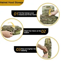 Sac d'hydratation tactique MOLLE en nylon 500D, porte-plaque léger, pochette d'extension, gilet de chasse extérieur, sac de rangement pour casque