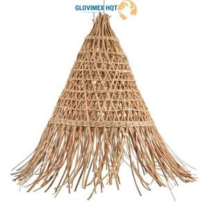 Decoración de interior personalizada, cubierta de lámpara de ratán de bambú, candelabro de Navidad, fabricado en Vietnam, pantallas de lámparas de Material de PC - Product Image 1