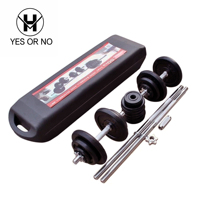 Mancuernas Ajustables de 25 kg con Pintura Negra para Entrenamiento de Brazos y Gimnasio, Juego de Mancuernas de 50 kg