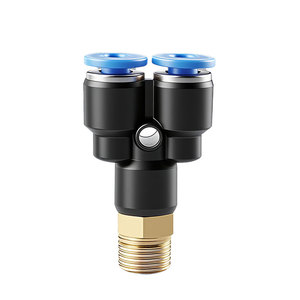 Conector Neumático para Manguera de Aire PX Macho, Accesorios de Plástico de 8mm, Conexión Rápida Doble Macho PX8-01 PX8-02 PX8-03 PX8-04 - Product Image 1