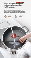 Ensemble de 10 casseroles antiadhésives de différentes tailles en alliage d'aluminium avec couvercles en verre pour cuisinières à gaz domestiques, style occidental