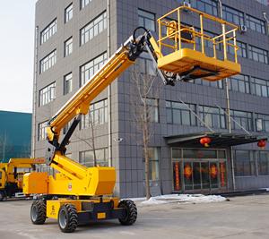 Elevador de construcción diésel autopropulsado Plataforma de trabajo aéreo automática Joystick Operado Levantamiento <span class=keywords><strong>Grus</strong></span> para trabajos de construcción - Product Image 4
