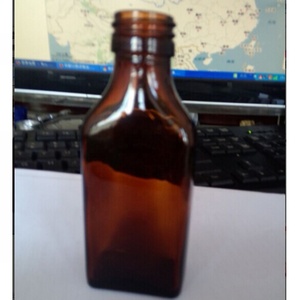 Botella de Vidrio Ámbar Plana de 10 ml con Serigrafía y Tapa con Pincel - Product Image 5