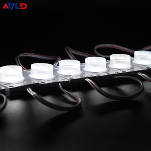 ไฟกันน้ำคุณภาพดี 12V ขนาด 45*15 °   โมดูลไฟ LED สำหรับกล่องไฟกลางแจ้งสีขาว 7000K แบบฉีดขึ้นรูป มุมมองด้านข้าง ไฟส่องด้านข้าง IP65 3W - Product Image 1
