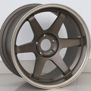 <span class=keywords><strong>Jantes</strong></span> forgées 5x114.3 5x120 17 18 19 pouces TE37 <span class=keywords><strong>Jantes</strong></span> roue de voiture de course en alliage d'argent pour Civic Fit Accord Nissan GTR Mazda 3 6 - Product Image 2