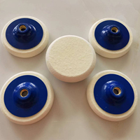 100/115/125mm laine feutre roue outil abrasif tampons de polissage polissage roue de polissage pour polir le verre céramique acier inoxydable