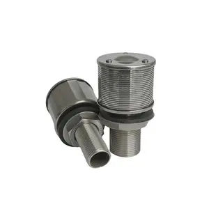 Factory sell custom made high precision Stainless steel 304 316 drain wedge filter Johnson filter nozzle for exchanger filter