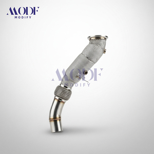 Downpipe Premium in Acciaio Inox T304 con Protezione Termica, Kit Tubo di Scarico Sportivo ad Alte Prestazioni per <span class=keywords><strong>BMW</strong></span> <span class=keywords><strong>B38</strong></span> 1.5T <span class=keywords><strong>F20</strong></span> F30 118i 318i - Product Image 1