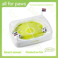 AFP Smart Football Field Leuchtendes Interaktives Lernspielzeug für Katzen zur Intellektuellen Entwicklung und Langeweile-Bekämpfung