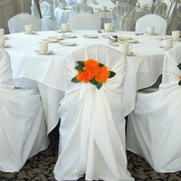 Nœuds décoratifs romantiques pour chaises de mariage en extérieur, housses de dossier, décorations de banquet, Noël, anniversaire, événements formels