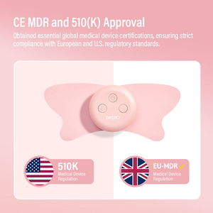 Masajeador para Cólicos Menstruales en <span class=keywords><strong>la</strong></span> Espalda Baja, Equipo <span class=keywords><strong>de</strong></span> Fisioterapia, Almohadilla Térmica Inalámbrica para Aliviar el Dolor Menstrual Femenino, Unidad TENS - Product Image 2