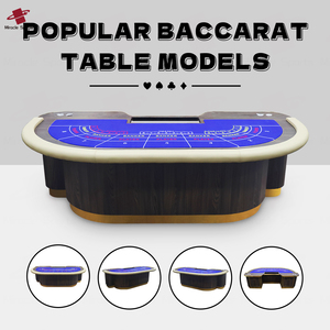 Gran oferta, mesa de Baccarat de lujo, diseños de fieltro, Casino profesional, Hotel, salas de póquer, noches de póquer <span class=keywords><strong>VIP</strong></span>, mesas de Mahjong de juego - Product Image 2