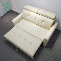 Einfache Doppels chlafsofa Section als & Loves eats Stoff Schlafs ofa