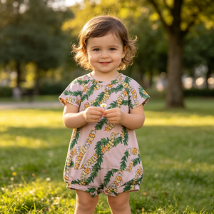 Estampados Personalizados, 95% Algodón, Estilo Europeo y Americano, Suéter con Bolsillos para Niñas, Mono de Manga Corta, Estampado Leo 230g, Otoño, Bebé - Product Image 4