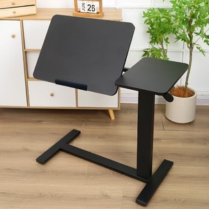 Rotatable Pneumatic Lift Bedside Table Double Sided Laptop Side Table Movable Small Table - Product Image 3