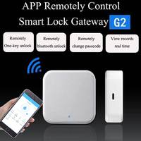 Serrure intelligente G2 avec télécommande TTlock, option de stockage de données cloud, hub de connexion WIFI blanc, passerelle 4G G2 avec connexion à l'application Internet