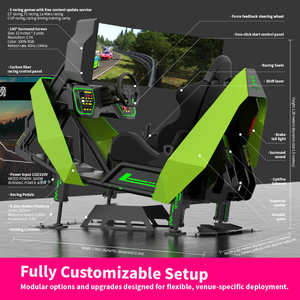 Renixsim парк развлечений многопользовательские соревнования <span class=keywords><strong>3</strong></span>-экранный симулятор вождения автомобиля Esports Full <span class=keywords><strong>Motion</strong></span> GT Sim гоночная кабина - Product Image 4