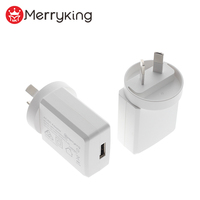 Saa Rcm C-tick Gecertificeerd Au Plug 5V 2A 2.1A Mobiele Telefoon Usb Lader Voor Australische Markt