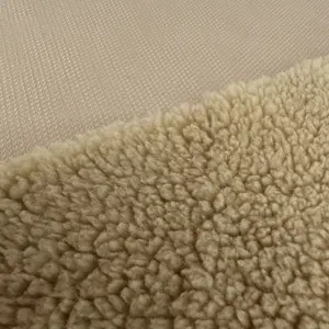 La couleur peut être personnalisée 360g 100% polyester agneau cachemire tricoté tissu de flanelle