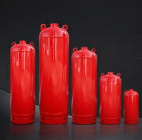 Cylindre d'extincteur en acier de 20L/30L/50L/80L/100L pour systèmes de suppression d'incendie