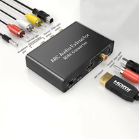 Convertisseur audio ARC DAC RCA R/L Adaptateur de canal de retour audio HDTV Amplificateur Extracteur audio ARC et convertisseur DAC pour enceintes