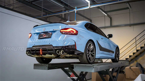 Upgraded ART Style Dry Carbon Fiber Rear <b>Diffuser</b> and <b>Led</b> Body Kit for BMW 2 Series 225i M240 G42 2022-2023 - Product Image 4