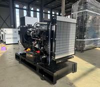 Groupe électrogène diesel 50 kVA 40 kW à châssis ouvert, type silencieux, générateur électrique diesel silencieux pour usage industriel et minier