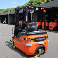 Forklift Elektrik Tipe Duduk dengan Berbagai Pilihan Tiang Angkat 1.6/1.8/2 Ton untuk Gudang, Dermaga, dan Logistik