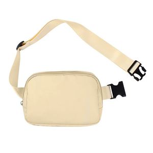 Heavy Duty Deep Blue Custom logo Waist Bag Cycling Fanny Pack <b>Runner</b> Belt Bag with 3 Zipper Pockets - Product Image 2