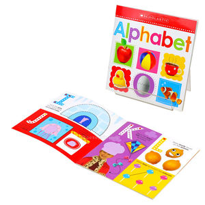 Custom Full Color Children Book Printed Kids Early Education Alphabet Book Reusable <b>Sticker</b> Books Softcover - Product Image 1