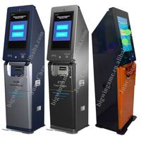 Terminal de kiosque de rédemption de billets pour machines de jeu d'arcade et de jeu de compétences, avec fonction de paiement en espèces en libre-service, lecteur de code et imprimante de billets