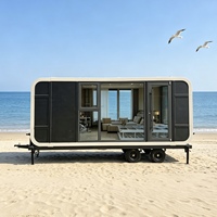 Maisonnette préfabriquée Apple Cabin House, certifiée CE AS4964, couleur intérieure personnalisée, design modulaire en capsule