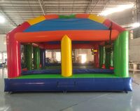 Xinyue Commercial Gonflable Bouncer Slide Combo Nouveau Design PVC Matériel Ventilateur Intégré Comprend Des Kits De Réparation 5x5m Installation Facile
