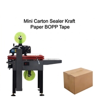 Scelleuse de cartons portable compacte, structure compacte, économie d'énergie, 220V, machine à sceller les boîtes pour papier kraft, film BOPP MA
